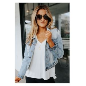 Stonewashed Denim Jacket | Acid wash Jean Jacket